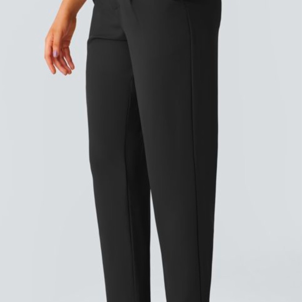 Halara High Waisted Pocket Solid Work Tapered Pan… - image 2